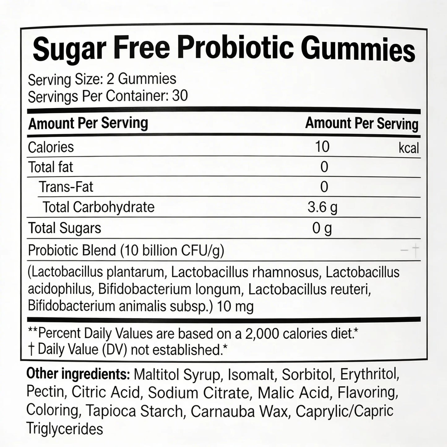 Gomitas Probióticas SPNutrition (Suministro para 30 días)